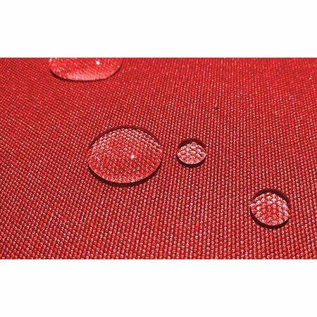 Eevelle Meridian Oval Table Cover, Red, 96 in L x 42 in W x 25.5 in H MDTOVCXM-RED